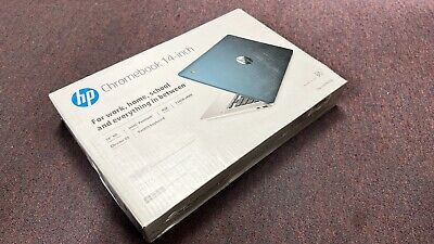 New HP Chromebook 14" HD LED Intel Pentium N5030 4GB RAM 128GB SSD 14a-na0062tg